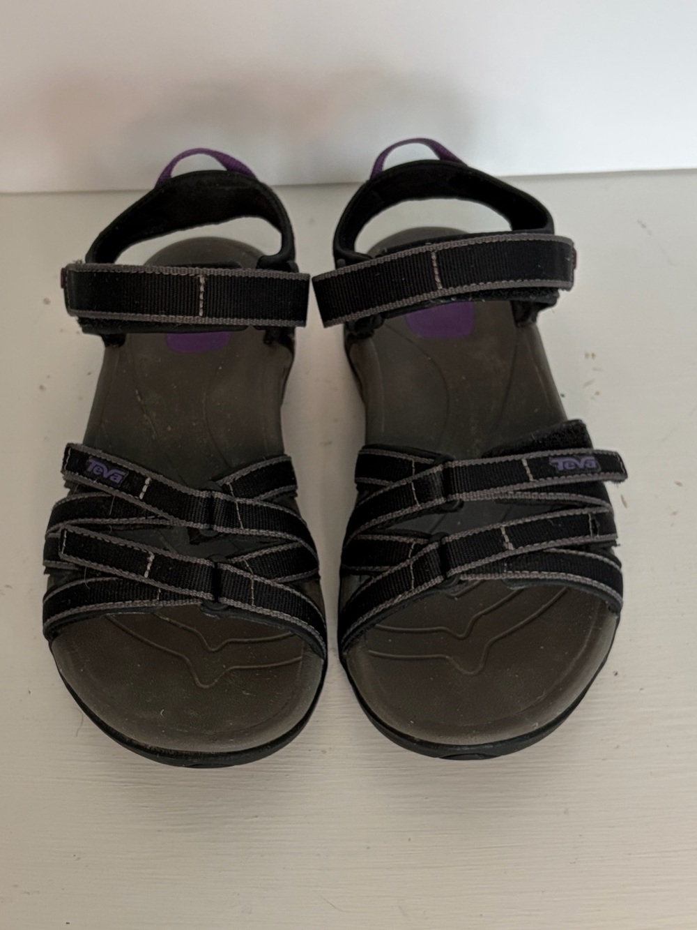 Teva Tirra Sport Sandals Water Shoes Hiking Outdoor Active Women US 6 Black